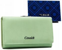 Portfel damski 4U Cavaldi GD23-DNM miętowy. Zielone portfele damskie 4U Cavaldi, ze skóry ekologicznej. Za 49.99 zł.