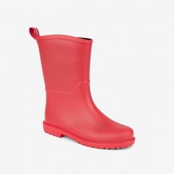 Damskie kalosze Coqui Emma futrzane, wodoodporne. Czerwone kalosze damskie Coqui, bez wzorów, z futra, bez zapięcia. Za 147.99 zł.