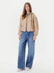 Guess Kurtka przejściowa V5YL02 WH492 Beżowy Regular Fit. Brązowe kurtki damskie Guess, s, z aplikacjami, z syntetyku, bez kaptura. Za 429.99 zł.