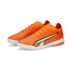 Buty sportowe Męskie Puma 107221-01. Białe buty sportowe męskie Puma, bez wzorów, z materiału, bez zapięcia, do piłki nożnej. Za 189.99 zł.
