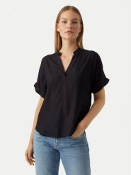 Vero Moda Bluzka Beauty 10279697 Czarny Regular Fit. Czarne bluzki damskie Vero Moda, s, bez wzorów, z wiskozy, bez kołnierzyka, bez ramiączek. Za 109.99 zł.