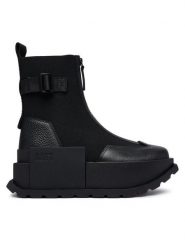 United Nude Botki Roko Bootie III 1104401165 Czarny. Czarne botki damskie United Nude, bez wzorów, z materiału, bez obcasa, na płaskiej podeszwie, bez zapięcia. Za 1,499.00 zł.