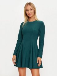 Marciano Guess Sukienka koktajlowa 4BGK22 6302A Zielony Regular Fit. Zielone sukienki damskie Marciano Guess, z aplikacjami, z syntetyku, wizytowe, bez kołnierzyka, bez ramiączek. Za 879.99 zł.