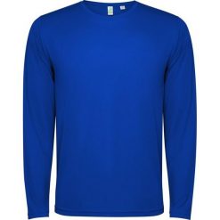 Koszulka Z Długim Rękawem Unisex Dla Dorosłych Estoril. Niebieskie bluzki damskie ROLY, bez wzorów, sportowe, bez kołnierzyka, bez ramiączek. Za 35.99 zł.