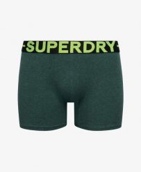 Superdry Boxer Triple Pack z organicznej bawełny - Komfortowy krój bokserki. Zielone bokserki męskie Superdry, bez wzorów, z bawełny. Za 200.95 zł.