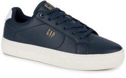 Męskie buty sneakersy trampki sportowe ekoskóra GAP PORTLAND. Niebieskie trampki męskie GAP, bez wzorów, z materiału, eleganckie, bez zapięcia. Za 179.00 zł.