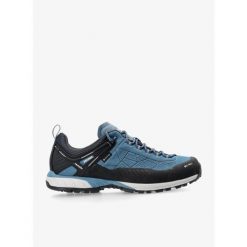 Buty turystyczne męskie Meindl Top Trail GTX. Niebieskie buty zimowe męskie MEINDL, bez wzorów, bez obcasa, bez zapięcia. Za 941.99 zł.