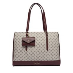 Torebka Nine West. Czerwone shopperki damskie Nine West, bez wzorów, bez dodatków. Za 289.99 zł.