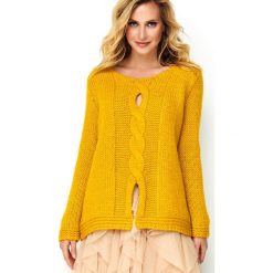 Sweter z warkoczem mk-s85. Szare swetry nierozpinane damskie Nunu, s, bez wzorów, klasyczne, bez kołnierzyka, bez ramiączek. Za 149.00 zł.