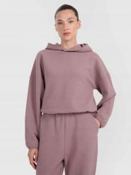 BLUZA DAMSKA DRESOWA 4F Z DZIANINY O SPLOCIE WAFLOWYM TSWSF1847 KOLOR BRĄZOWY. Brązowe bluzy damskie 4F, l, bez wzorów, z dresówki, sportowe, bez ramiączek, bez kaptura. Za 179.99 zł.