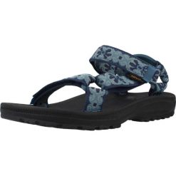 Sandały TEVA W WINSTED Niebieski. Niebieskie sandały damskie Teva, bez wzorów, z tkaniny, bez obcasa, bez zapięcia. Za 229.99 zł.