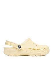 Crocs Klapki C-BAYA CLOG 10126-76O Żółty jasny. Żółte klapki damskie Crocs, bez wzorów, z tworzywa sztucznego, bez obcasa, bez zapięcia. Za 199.99 zł.