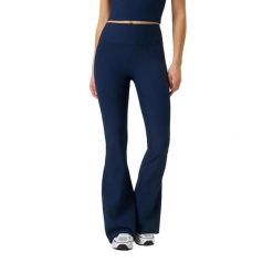 Damskie legginsy Björn Borg Studio Flare. Niebieskie legginsy damskie Björn Borg, bez wzorów, z tkaniny. Za 399.00 zł.