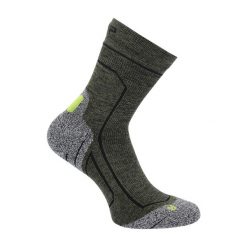 Skarpety trekkingowe Hiking Sock Softair Mid. Zielone skarpety męskie CMP, bez wzorów, z elastanu. Za 49.99 zł.
