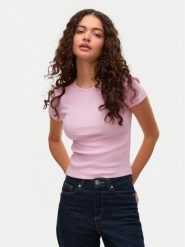 Vero Moda T-Shirt Chloe 10306894 Różowy Slim Fit. Czerwone t-shirty damskie Vero Moda, m, bez wzorów, z bawełny, bez kołnierzyka, bez ramiączek. Za 69.99 zł.