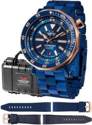 Zegarek męski Vostok Europe NH35A-620E632B niebieski. Niebieskie zegarki męskie Vostok Europe, bez wzorów. Za 6,883.70 zł.