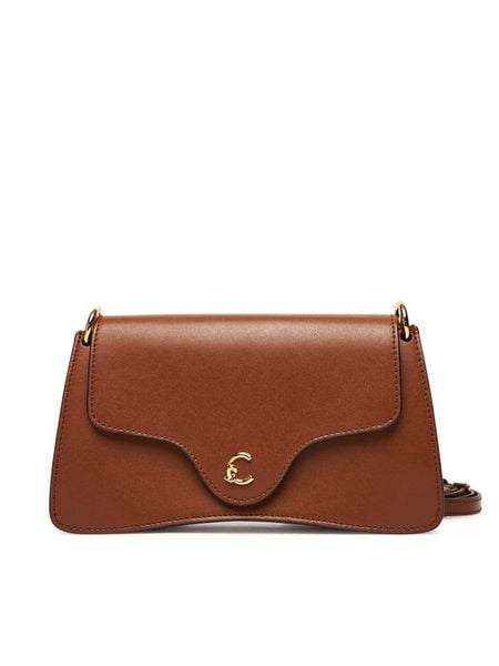 Coccinelle Torebka Coccinelle C-Me Calf E5 SSK 27 01 01 Brązowy. Brązowe listonoszki damskie Coccinelle, bez wzorów, ze skóry, bez dodatków. Za 799.99 zł.