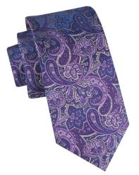 Klasyczny, Męski Krawat Alties - Odcienie Fioletu, Kwiaty. Krawaty i muchy Alties, bez wzorów, z tkaniny, eleganckie. Za 49.00 zł.