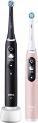 Szczoteczka Oral-B iO Series 6 Duo 2 szt. Pink/Black. Czarne szczoteczki elektryczne Oral-B. Za 1,110.69 zł.