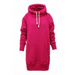 Bluza sportowa z kapturem damska DEEP TRIP Luzak. Czerwone bluzy damskie DEEP TRIP, l, bez wzorów, z bawełny, sportowe, bez ramiączek, z kapturem. Za 369.00 zł.