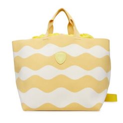 Torebka Blauer. Żółte shopperki damskie Blauer, bez wzorów, bez dodatków. Za 379.99 zł.