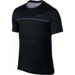 Nike męska koszulka Challenger Crew Black Gridiron Black L. Czarne koszulki sportowe męskie Nike, l, bez wzorów, bez ramiączek, na fitness i siłownię, climacool (adidas). W wyprzedaży za 179.00 zł.