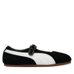 Baleriny Puma. Czarne balerinki damskie Puma, bez wzorów, bez obcasa, bez zapięcia. Za 329.99 zł.