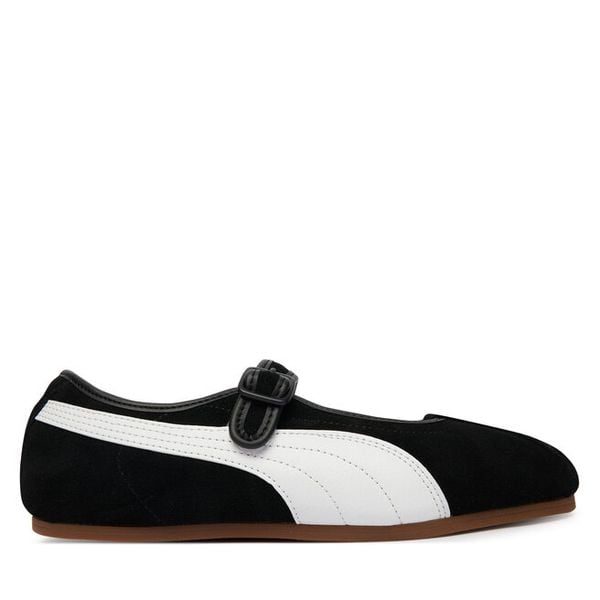 Baleriny Puma. Czarne balerinki damskie Puma, bez wzorów, bez obcasa, bez zapięcia. Za 329.99 zł.