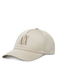 Armani Exchange Czapka z daszkiem XW000957 AF13846 U1092 Beżowy. Brązowe czapki damskie Armani Exchange, bez wzorów, z bawełny. Za 199.99 zł.