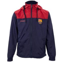 Kurtka wiatrówka dla dorosłych unisex Barça premium. Czerwone kurtki męskie FC BARCELONA, m, bez wzorów, z materiału, bez kaptura. Za 290.99 zł.