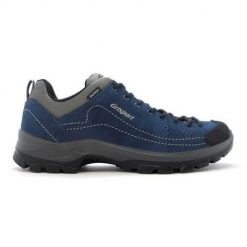 Buty trekkingowe męskie Grisport 14527S2G. Szare buty zimowe męskie Grisport, bez wzorów, z gumy, bez obcasa, bez zapięcia. Za 269.99 zł.