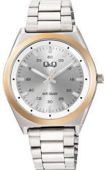 Zegarek męski QQ Q80B-003P srebrny. Szare zegarki męskie Q&Q, bez wzorów, srebrne. Za 159.00 zł.