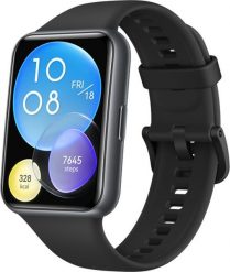 Smartwatch Huawei Watch Fit 2 Active Czarny (55028894). Czarne zegarki smartwatch Huawei, bez wzorów. Za 696.53 zł.