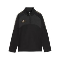 Młodzieżowa treningowa kurtka na zimę KING z zamkiem 1/4 PUMA Black Gold. Czarna kurtki sportowe damskie Puma, na zimę, l, bez wzorów, bez ramiączek, bez kaptura, do biegania. Za 199.00 zł.