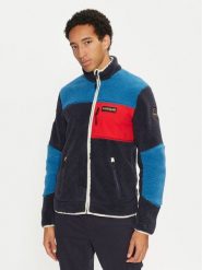 Napapijri Polar Yupik NP0A4GNT Granatowy Regular Fit. Niebieskie bluzy sportowe męskie Napapijri, m, bez wzorów, z polaru, bez kaptura. Za 499.99 zł.
