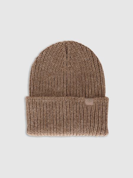 4F Czapka zimowa damska - brązowa Uniwersalny. Brązowe czapki damskie 4F, na zimę, bez wzorów, z materiału. W wyprzedaży za 79.99 zł.