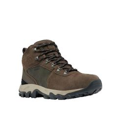 Buty trekkingowe męskie Columbia Newton Ridge Plus II Suede WP. Brązowe trekkingi męskie Columbia, z zamszu, bez zapięcia. Za 423.86 zł.