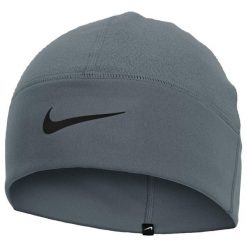 Czapka dla dorosłych Therma-Fit Fleece Beanie. Szare czapki męskie Nike, na zimę, bez wzorów, z poliesteru. Za 139.99 zł.