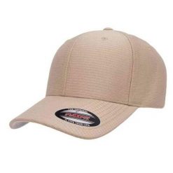 Trykotowa Czapka Z Daszkiem Cool & Dry Calocks. Zielone czapki damskie FLEXFIT, bez wzorów. Za 96.99 zł.