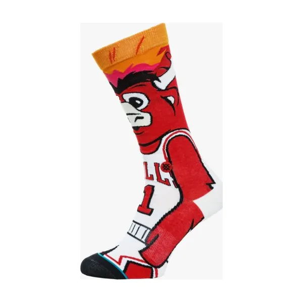 Stance Skarpety Benny The Bull , czerwony, rozmiar M. Czerwone skarpety męskie Stance, bez wzorów, z elastanu. W wyprzedaży za 49.99 zł.