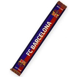 Oficjalny szalik domowy Barcelona 24-25 Culer. Niebieskie szaliki damskie FC BARCELONA, bez wzorów. W wyprzedaży za 111.78 zł.