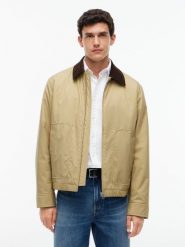 Tommy Hilfiger Kurtka Mężczyźni Sztuczne włókno beżowy, XL. Brązowe kurtki męskie Tommy Hilfiger, m, bez wzorów, z włókna, eleganckie, bez kaptura. Za 1,299.95 zł.