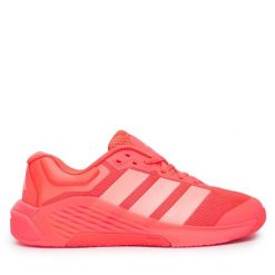 Buty na siłownię adidas. Czerwone obuwie sportowe damskie Adidas, bez wzorów, bez zapięcia, na fitness i siłownię. Za 499.99 zł.