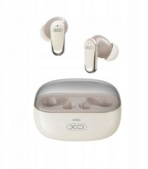 Słuchawki XO Bluetooth TWS beżowe ANC + ENC (G42). Brązowe słuchawki bezprzewodowe XO. Za 46.35 zł.
