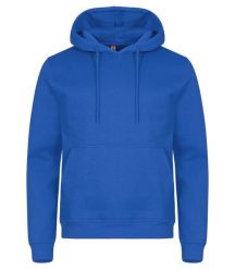 Clique Bluza z kapturem Miami z bawełny i poliestru z recyklingu – Royal Blue. Niebieskie bluzy damskie CLIQUE, uniwersalny, bez wzorów, z bawełny, bez ramiączek, z kapturem. Za 166.52 zł.