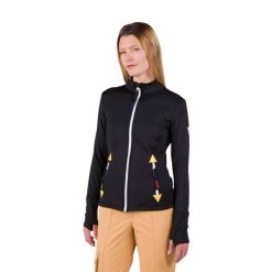 Bluza Rossignol JCC damska Climi JKT czarna. Czarne bluzy damskie Rossignol, s, bez wzorów, bez ramiączek, bez kaptura. W wyprzedaży za 1,059.00 zł.