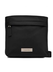 Calvin Klein Saszetka Sleek Slim Flatpack LV04D3234G Czarny. Czarne saszetki i nerki męskie Calvin Klein, bez wzorów, z materiału. Za 329.99 zł.