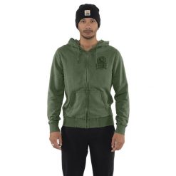 Bluza z bawełna z kaptur na co dzień na siłownię. Zielone bluzy męskie LEONE 1947 APPAREL, bez wzorów, z bawełny, bez kaptura, na fitness i siłownię. W wyprzedaży za 218.92 zł.