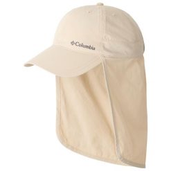 Czapka z daszkiem dla dorosłych Schooner Bank II Cap. Brązowe czapki damskie Columbia, na lato, bez wzorów, z materiału, sportowe. Za 93.35 zł.