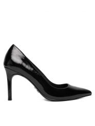 Steve Madden Szpilki Secured SM11004877 Czarny. Czarne szpilki damskie Steve Madden, bez wzorów, ze skóry, bez obcasa, na szpilce, bez zapięcia. Za 519.99 zł.